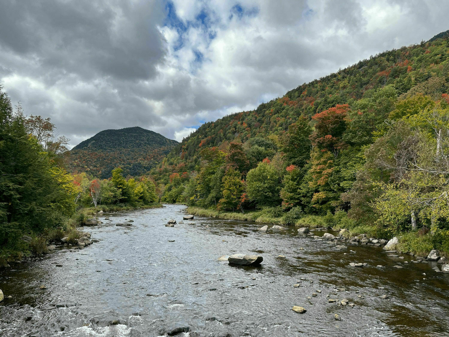A mountain stream.